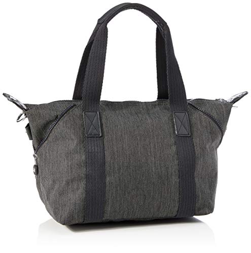 Kipling Art Mini, Bolso de Mano para Mujer, Negro (Black Peppery), Talla única
