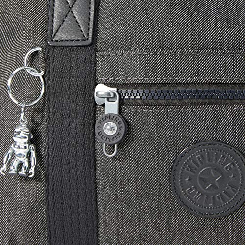 Kipling Art Mini, Bolso de Mano para Mujer, Negro (Black Peppery), Talla única