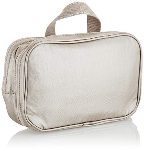 Kipling JACONITA Bolsa de aseo, 22 cm, 3 litros, Plateado (Metallic Glow)