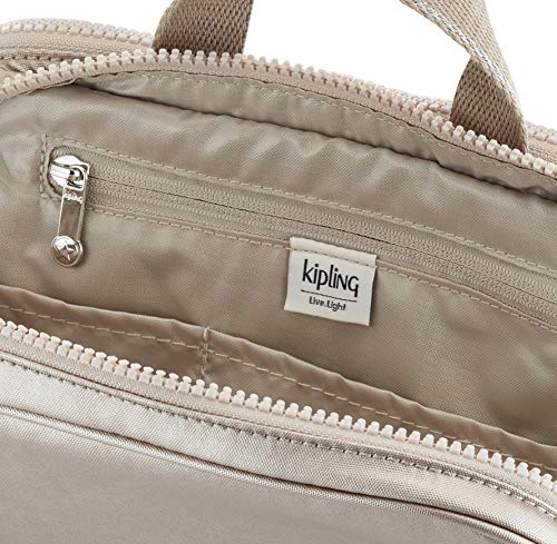 Kipling JACONITA Bolsa de aseo, 22 cm, 3 litros, Plateado (Metallic Glow)