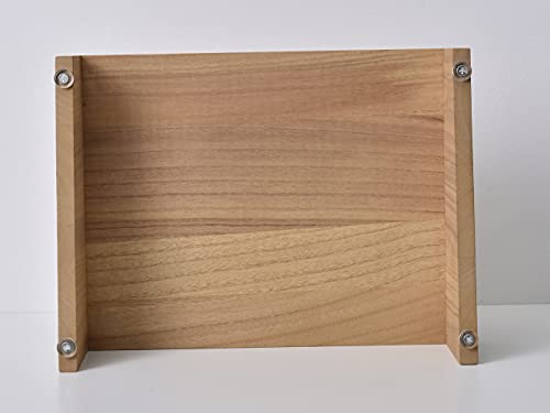 KIRIGEN Reposapiés ajustable bajo el escritorio Reposapiés ergonómico de madera natural para silla de escritorio en casa y en la oficina Taburete de cuidado de pies de madera para apoyar la postura