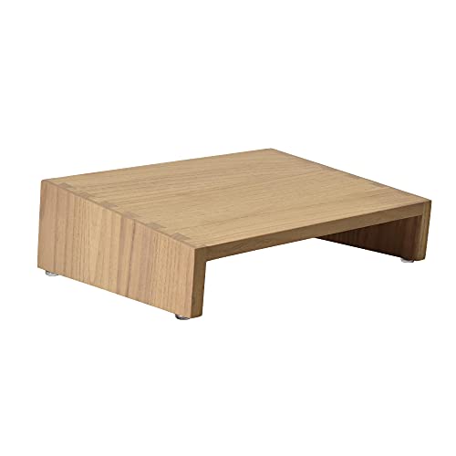 KIRIGEN Reposapiés ajustable bajo el escritorio Reposapiés ergonómico de madera natural para silla de escritorio en casa y en la oficina Taburete de cuidado de pies de madera para apoyar la postura