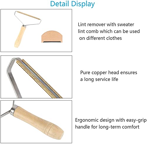 Kit de afeitado antipelusas, peine de cachemira y cepillo manual antipelos para el cuidado de la ropa de cachemira y herramienta para quitar las ventas