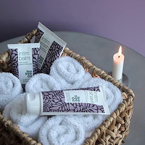 KIT de afeitado íntimo|3 productos para librarse de sarpullidos y vellos encarnados después del afeitado. Contiene|Intim Wash 200 ml, Intim Shave 100 ml, Intim Balm 100 ml | Australian Bodycare
