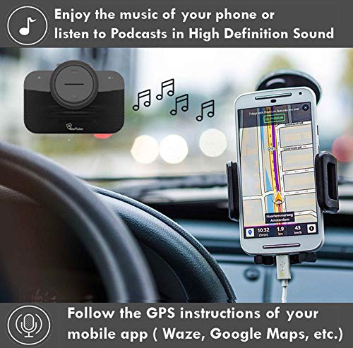 Kit de Altavoces Manos Libres VeoPulse BPRO 2B Coche Bluetooth Automóvil