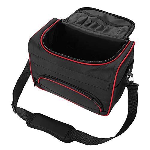 Kit de herramientas de peluquería Moda Avant-garde Gran capacidad Pro Hair Equipment Salon Tool Bolsa de transporte Estuche de viaje Bolsa(Negro)