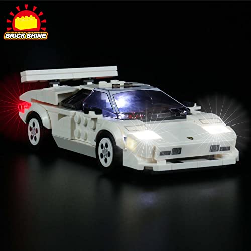 Kit de luces para Lego Lamborghini Countach 76908 (juego de Lego no está incluido) (clásico)