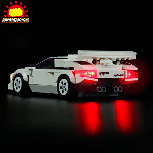 Kit de luces para Lego Lamborghini Countach 76908 (juego de Lego no está incluido) (clásico)