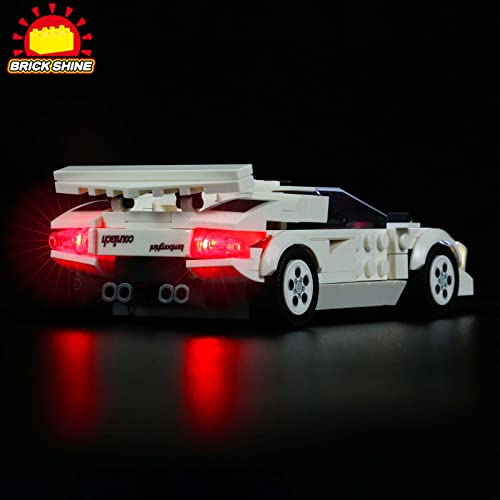 Kit de luces para Lego Lamborghini Countach 76908 (juego de Lego no está incluido) (clásico)