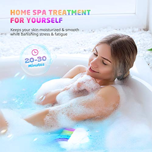 Kit de Regalo Bombas de Baño, Ribivaul Bombas de Baño Hecho a Mano con Ingredientes Naturales y Orgánicos, Opción de Kit Regalo Ideal para Halloween / Navidad, 4.65 oz x 2Pcs