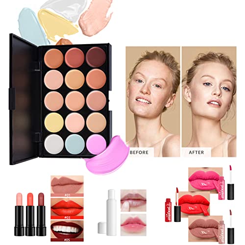 Kits de Maquillaje, Set de Cosméticos Todo en Uno, Set de Regalo de Maquillaje Kit de Inicio Completo con Sombras de Ojos, lápiz Labial, Kit de Cosméticos para Niñas Mujeres#1