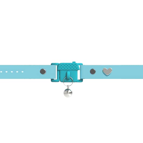 Kittyrama Collar para Gato y Gatitos. Ganador del Premio 'Cat Friendly'. Suave, Comodo, Hipoalergenico, Hebilla de Liberacion. Visto en Vogue. Gatito Aqua. Otros Estilos Disponibles