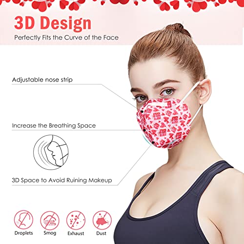 KKmier Mascarillas FFP2 Homologadas, Mascarilla (30 Pack) ffp2 con Pendientes Elásticos y Clip Nariz Adaptable, Protección de 5 capas y Filtración de Partículas (EFP) ≥95% [Certificada CE]