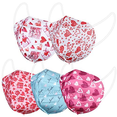 KKmier Mascarillas FFP2 Homologadas, Mascarilla (30 Pack) ffp2 con Pendientes Elásticos y Clip Nariz Adaptable, Protección de 5 capas y Filtración de Partículas (EFP) ≥95% [Certificada CE]