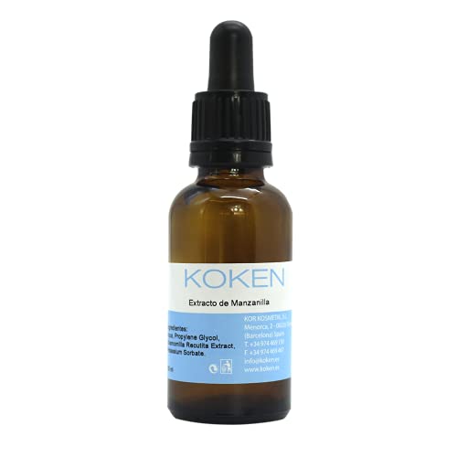 KOKEN - Aceite Esencial de MANZANILLA ROMANA - 30ml – Cuentagotas | Aromaterapia | Perfume natural | Purificador | Masajes Corporales