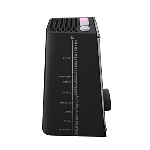 KORG Metrónomo digital estilo pirámide, negro