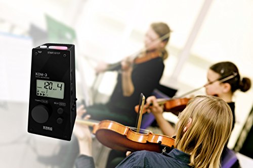 KORG Metrónomo digital estilo pirámide, negro