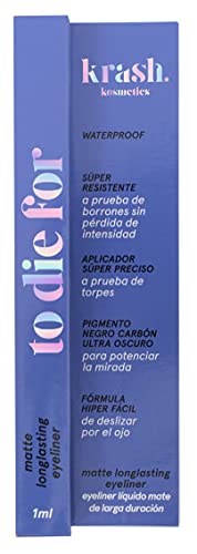KRASH KOSMETICS Eyeliner Líquido To Die For - Drag Soul, Azul, 10 Gramo