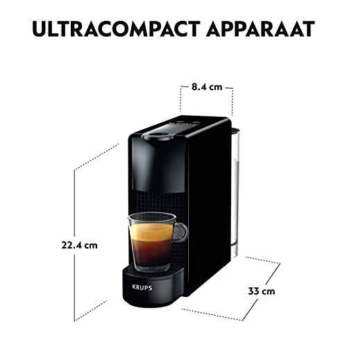Krups Nespresso Essenza Mini XN110810 Cafetera De Capsulas, 1310 W, 0.6 Litros, Negro