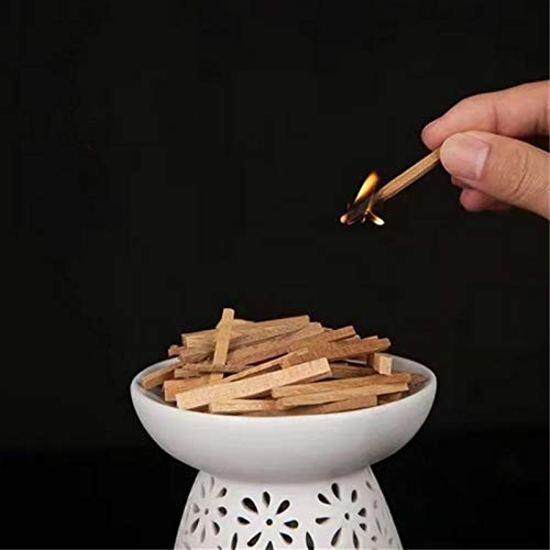 KSFBHC Sandalia de sándalo para Buda Aromaterapia Maga de Madera Incienso de Resina Irregular Sandalia de sándalo (Scent : Lavender)
