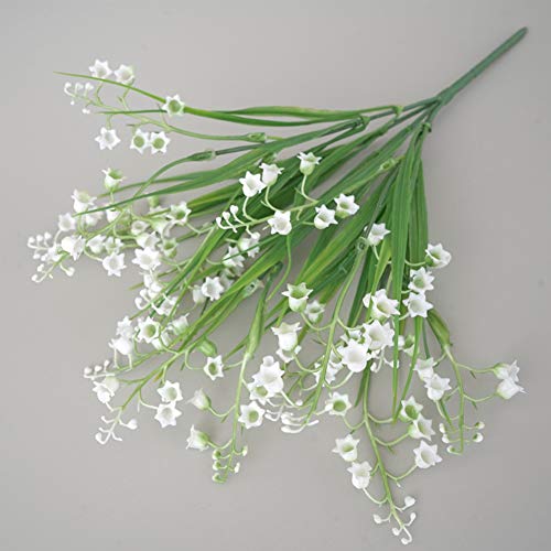 Kslogin - Tenedores para ceremonia, hierba, muguet flor Lys del Vallée, simulación, campanula, orquídea, habitación, hotel, mesa