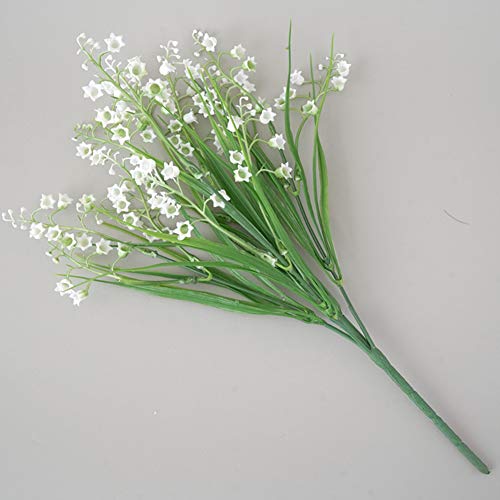 Kslogin - Tenedores para ceremonia, hierba, muguet flor Lys del Vallée, simulación, campanula, orquídea, habitación, hotel, mesa