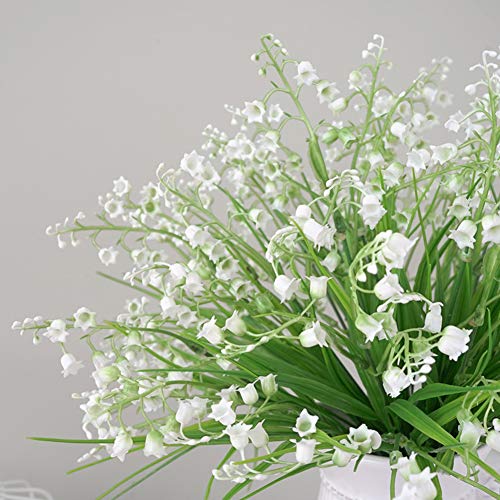 Kslogin - Tenedores para ceremonia, hierba, muguet flor Lys del Vallée, simulación, campanula, orquídea, habitación, hotel, mesa