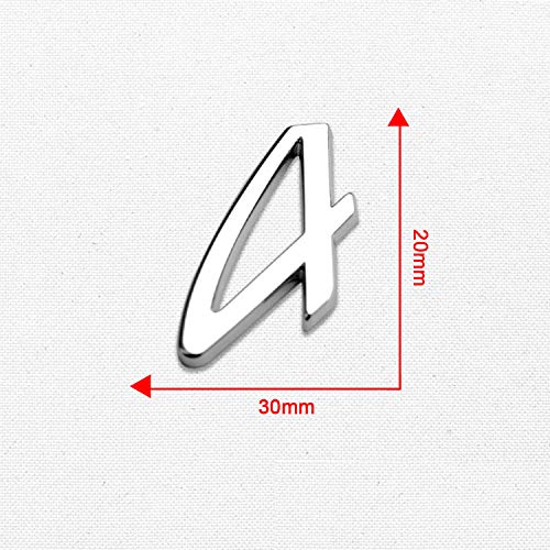 Kwak's 3D Emblema Cartas Etiqueta Compatible para Porsche Panamera Cayenne Cayman Macan 911 718 918 Boxster Posterior del Tronco Adhesivo Logotipo de la Insignia de la Etiqueta(4)