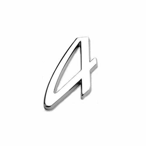Kwak's 3D Emblema Cartas Etiqueta Compatible para Porsche Panamera Cayenne Cayman Macan 911 718 918 Boxster Posterior del Tronco Adhesivo Logotipo de la Insignia de la Etiqueta(4)