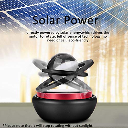 Kwak's Ambientador, aromaterapia de energía Solar combina suspensión y rotación difusor de Aceite Esencial con Doble Anillo interestelar, ambientador Tech(Nergo)