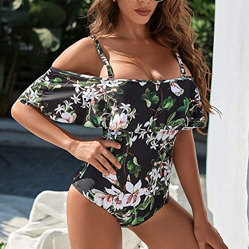 KZKR Bikini Mujer,Bañador Mujer,Conjunto de Bikini,Sexy Traje de baño,Shoulder Bra,Top Bikini con Lazos (S, 212)