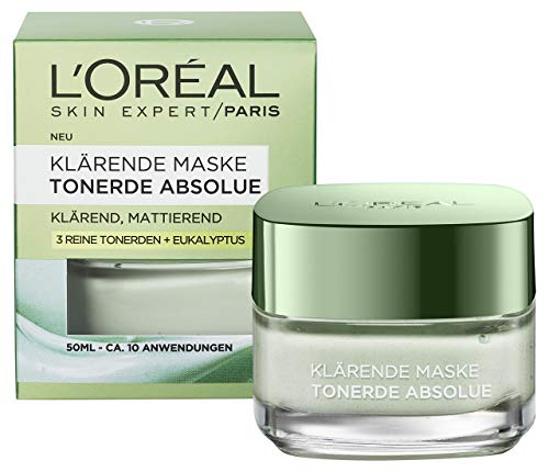 L 'Oréal Paris arcilla absolue klärende Máscara, 1er Pack (1 x 50 ml)