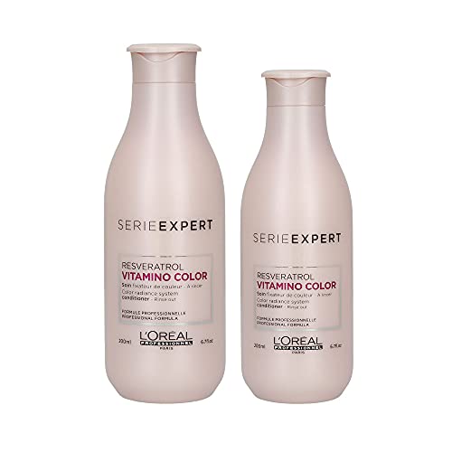 L 'Oreal Professionnel serie Expert Vitamino Color a-ox Champú 300 ml y Acondicionador 200 ml Duo