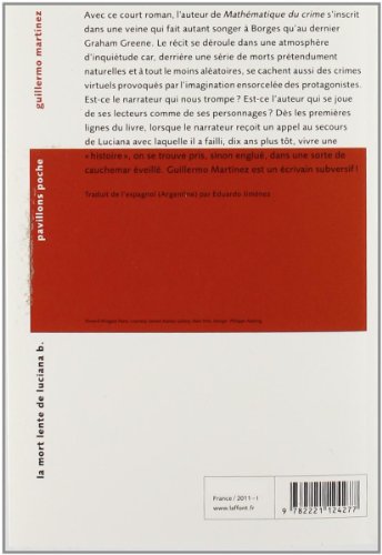La mort lente de Luciana B. (Pavillons poche)
