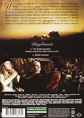 La Nuit de Varennes [Francia] [DVD]