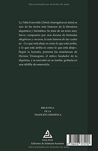 La Tabla Esmeralda de Hermes: Traducciones y comentarios: 7 (BIBLIOTECA DE LA TRADICIÓN HERMÉTICA)