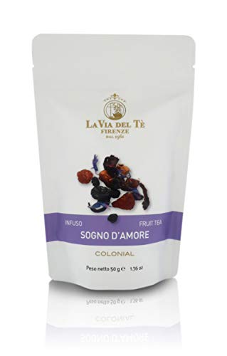 La Via del Te Té de Hibisco con Rosal Silvestre y Fruta - Bolsita de 50gr (Paquete de 2 Piezas)