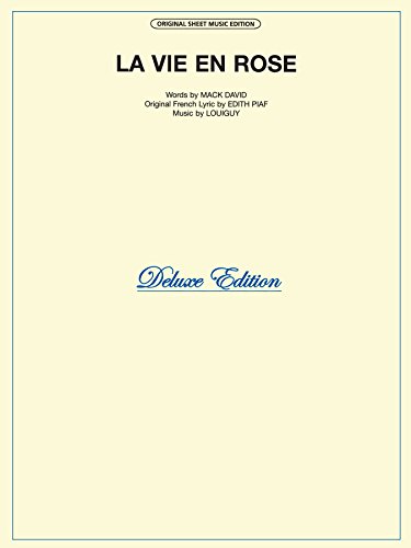 La Vie En Rose Sheet Music (English Edition)