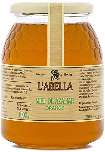 L'Abella Mel - Pack de 3 tipos de miel (3kg) - Miel recolectada en España- Miel de almendra, Miel de azahar y Miel de tomillo