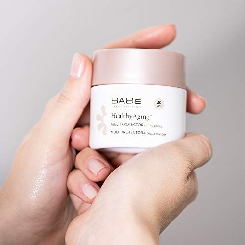 Laboratorios Babé - Multi Protectora| HealthyAging+ | Antiarrugas | Crema Facial Hidratante Protectora Spf30 50 ml