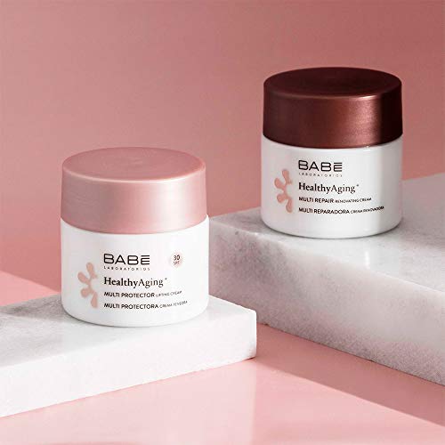 Laboratorios Babé - Multi Protectora| HealthyAging+ | Antiarrugas | Crema Facial Hidratante Protectora Spf30 50 ml