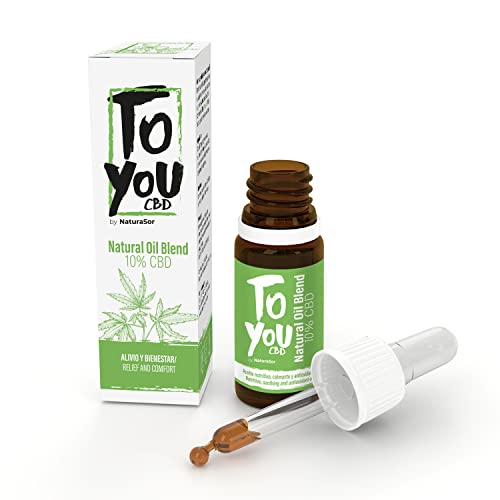 LABORATORIOS NATURASOR - Aceite CBD - Hidratante, nutritivo, calmante y antioxidante – Fabricado en España (10% CBD -935 mg-)