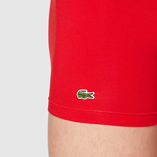 Lacoste 5H3411 Bóxer, Methylene/Argent Chine-Ro, XL (Pack de 3) para Hombre