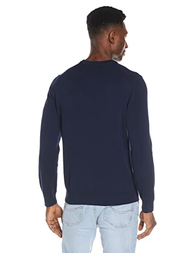 Lacoste AH1985, Suéter Hombre, Azul (Marine), L