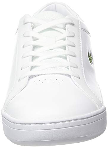Lacoste Challenge 0120 2 SMA, Zapatillas Hombre, Blanc (Wht/Dk Grn), 46 EU