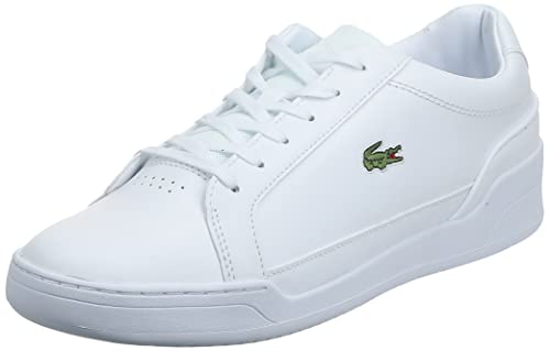 Lacoste Challenge 0120 2 SMA, Zapatillas Hombre, Blanc (Wht/Dk Grn), 46 EU