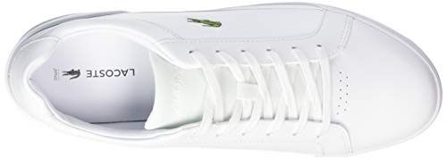 Lacoste Challenge 0120 2 SMA, Zapatillas Hombre, Blanc (Wht/Dk Grn), 46 EU