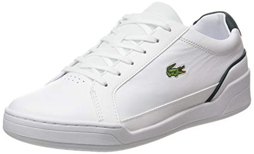Lacoste Challenge 0120 2 SMA, Zapatillas Hombre, Wht/Dk Grn, 42 EU
