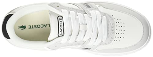 Lacoste L001 0722 2 SMA, Zapatillas Hombre, Wht/Blk, 41 EU