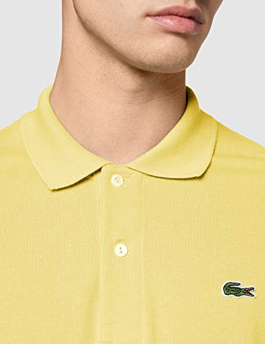 Lacoste L1212 Camisa Polo, Hombre, Amarillo (Napolitain), L